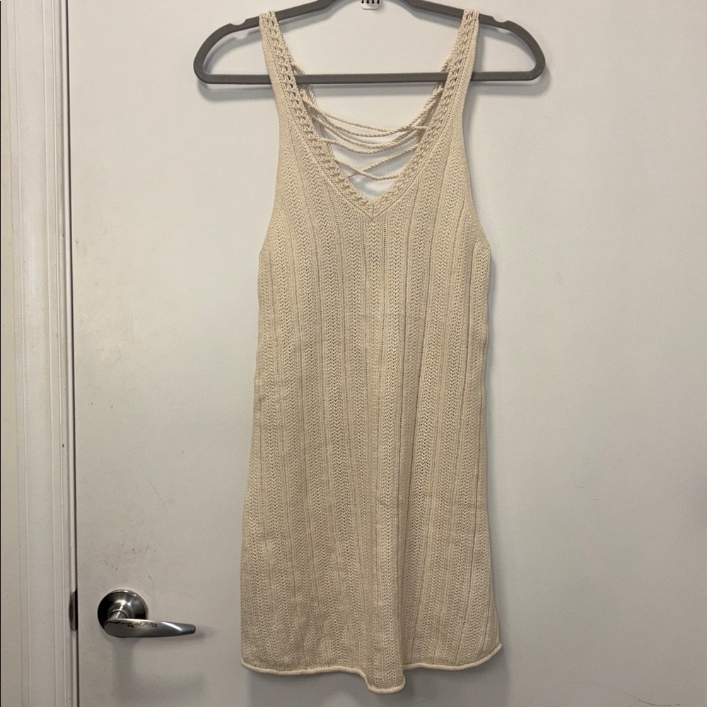 AMERICAN OUTFITTERS CREAM KNIT TOP
